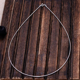 925 Sterling Silver Choker Collar Necklace for Women 16-24 Inch