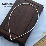 925 Sterling Silver Choker Collar Necklace for Women 16-24 Inch