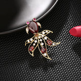 Snowflake Zircon Brooch Pin Corsage Jewelry for Women