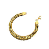Big Thick Chain Link Bracelets Stainless Steel Women Men Couple Bangle