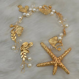 Starfish Star Hairpins Bridal Hair Accessories Headband Bride Tiaras