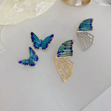 Rhinestone Butterfly Brooch 925 Silver Needle Charm Birthday Gift