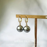 10-14mm Shell Pearl Earrings