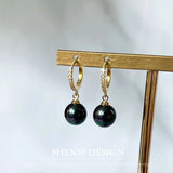 10-14mm Shell Pearl Earrings
