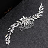 Bridal Crystal Hair Comb Rhinestone Headband Wedding Flower Head Jewelry