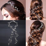 Bridal Hair Combs Crystal Rhinestones Pearls Women Hairpins