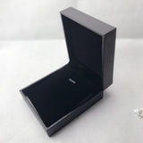 Wedding Necklace Pendant Packaging Box Flocked Gift Chain Jewelry Display Holder