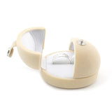 Velvet Flannel Wedding Ring Box Couple Rings Jewelry Case