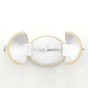 Velvet Flannel Wedding Ring Box Couple Rings Jewelry Case