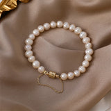Baroque Freshwater Pearls Chain Bracelet Women Advanced Personality