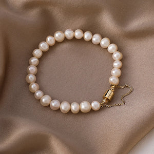 Baroque Freshwater Pearls Chain Bracelet Women Advanced Personality