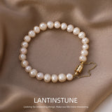 Baroque Freshwater Pearls Chain Bracelet Women Advanced Personality