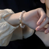 Baroque Freshwater Pearls Chain Bracelet Women Advanced Personality