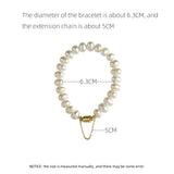 Baroque Freshwater Pearls Chain Bracelet Women Advanced Personality