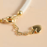 Vintage Light Jade 14K Plated Bracelet for Women