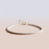 Vintage Light Jade 14K Plated Bracelet for Women