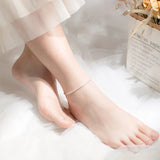 925 Silver Sky Stars Bracelet Adjustable Small Sequin Lover Jewelry
