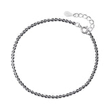 925 Silver Sky Stars Bracelet Adjustable Small Sequin Lover Jewelry