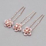 Crystal U-Shaped Hair Pins Bridal Wedding Hair Clips