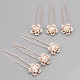 Crystal U-Shaped Hair Pins Bridal Wedding Hair Clips