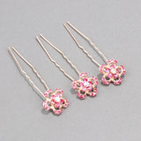 Crystal U-Shaped Hair Pins Bridal Wedding Hair Clips