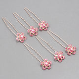 Crystal U-Shaped Hair Pins Bridal Wedding Hair Clips