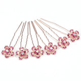 Crystal U-Shaped Hair Pins Bridal Wedding Hair Clips