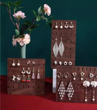 Wooden Earring Stand for Jewelry Display Organizer