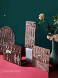 Wooden Earring Stand for Jewelry Display Organizer