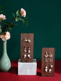 Wooden Earring Stand for Jewelry Display Organizer
