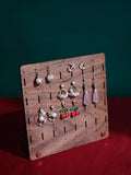 Wooden Earring Stand for Jewelry Display Organizer