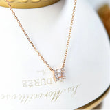 925 Silver CZ Pendant Wedding Pendants Necklace