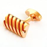 Metal Cufflinks Rose for Men's Shirt