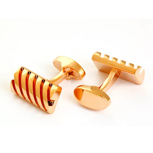 Metal Cufflinks Rose for Men's Shirt