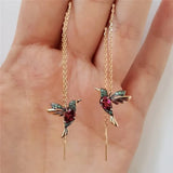 Strass Swing Tassel Earrings for Women