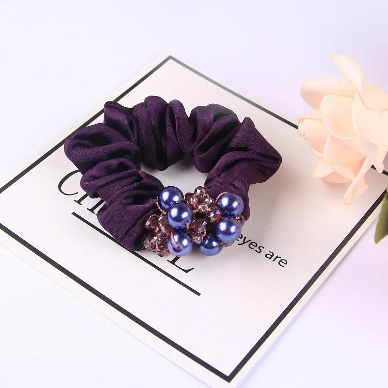 Crystal Ponytail Rubber Band Women's Hair Tie