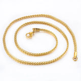 Elegant Lace Stainless Steel Necklace Chain Men And Women Jewelry