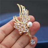 Elegant Freshwater Pearl Brooches for Women Men
