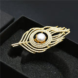 Elegant Freshwater Pearl Brooches for Women Men