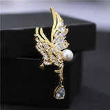 Elegant Freshwater Pearl Brooches for Women Men