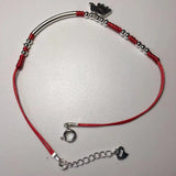 Elephant 925 Silver Anklet Red Thread Foot Chain