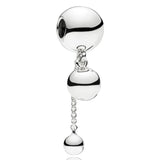 Enchanted Castle Pendant Charm 925 Sterling Silver Bead