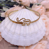 Elephant Bracelet Stainless Steel Adjustable-Personalized Gift