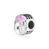 Elephant Charm Bead Jewelry Making 925 Silver DIY Beads