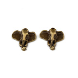 100Pcs Elephant Head Charms Pendants 22.8x26.2mm Antique Bronze DIY Jewelry