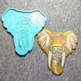 Elephant Head Tray Silicone Resin Mold DIY Crafts Clay Soap Candle Home Decor