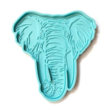 Elephant Head Tray Silicone Resin Mold DIY Crafts Clay Soap Candle Home Decor