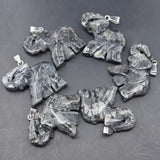 Elephant Stone Pendant Labradorite Jewelry Necklace Charm