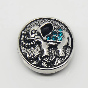 18MM Elephant Snap Button for DIY Jewelry Making