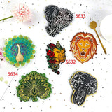 Animal Coaster Silicone Mold for Resin, Elephant, Peacock, Lion